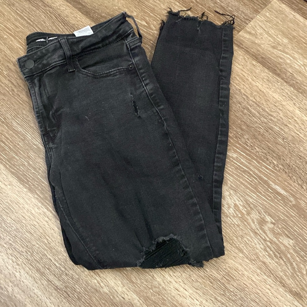 Old navy distressed ripped jeans